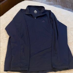 Adidas Mens half zip  Navy pullover
